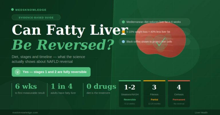 Can fatty liver disease be reversed with diet and lifestyle changes